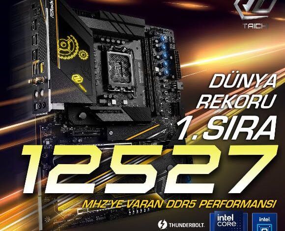 ASRock Z890 Taichi OCF ile Bellek Hız Aşırtma Rekoru!